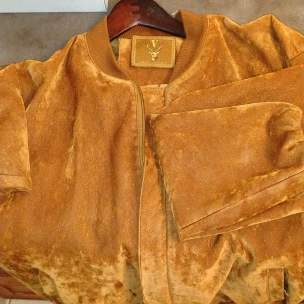 Nordstroms Bomber Jacket Suede